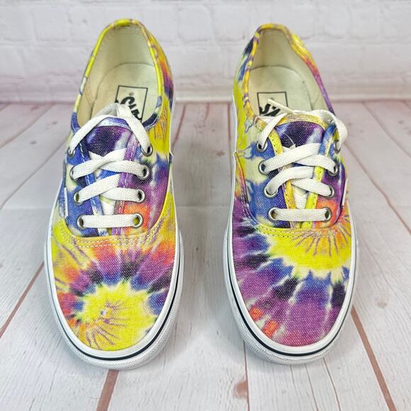 Vans Authentic Washed Tie Dye Low Top Shoes Mens Size 5/Women's Size 6.5 - Picture 6 of 10